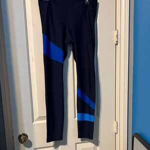 Under Armour Women's Navy and Blue Leggings